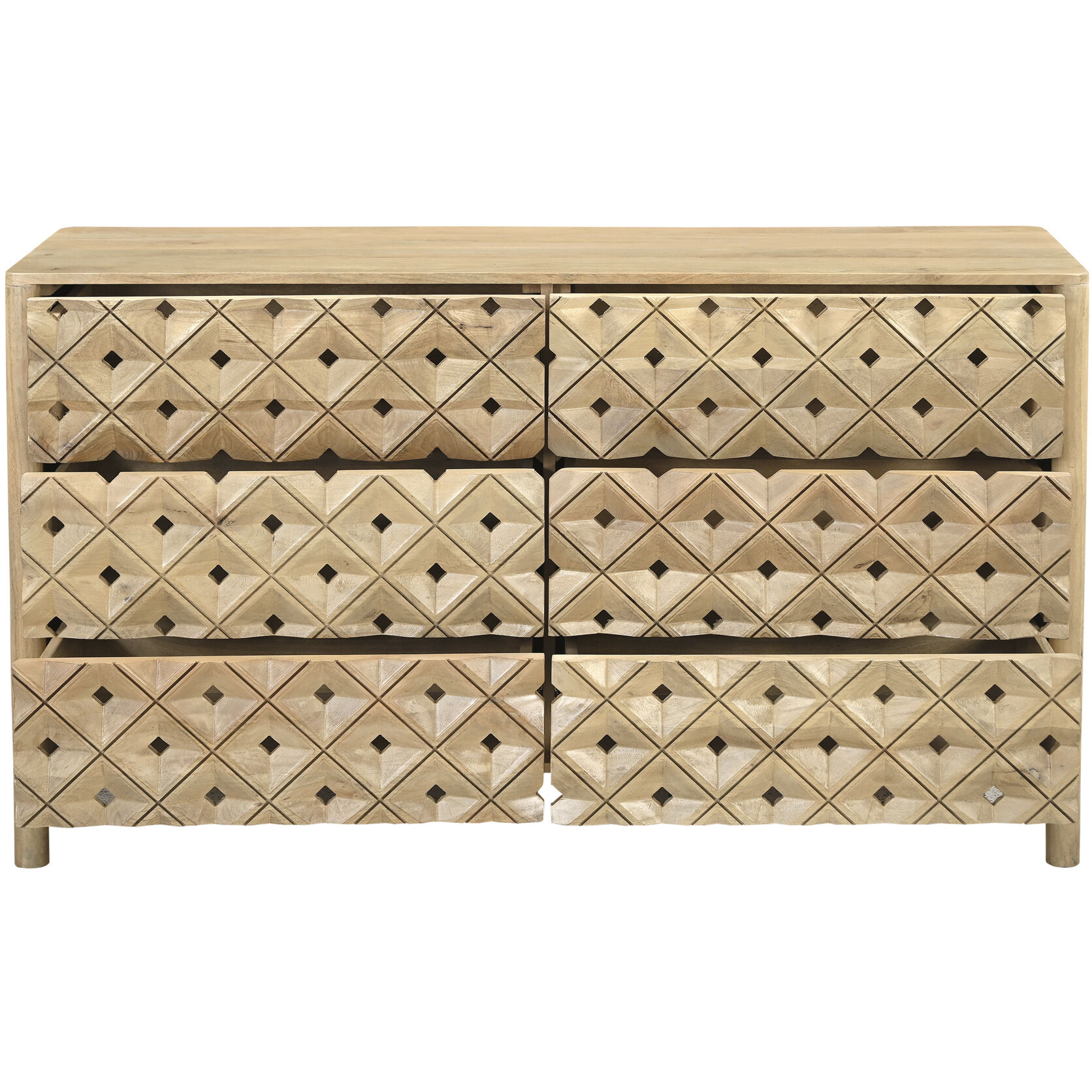 Fulton Natural Dresser, 6 Drawer